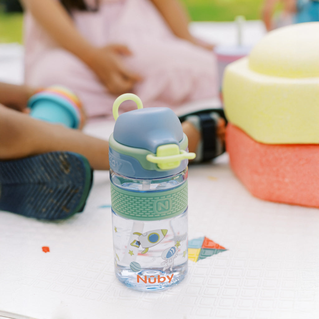 Thirsty Kids Flip-It BOLT Water Bottle | Space